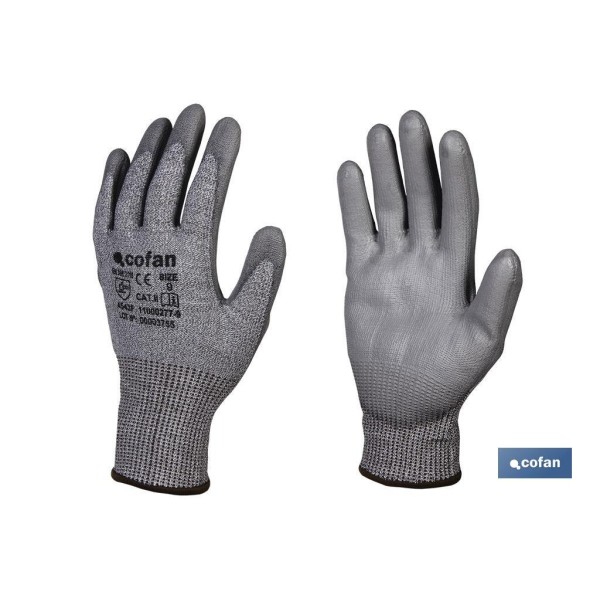 Guantes anticorte impregnados