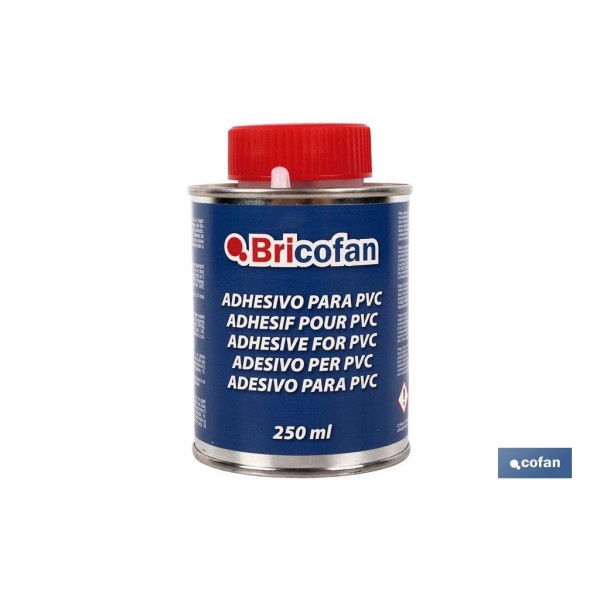 Adhesivo para pvc 250 ml gel para uniones secado muy rápido ideal tuberías